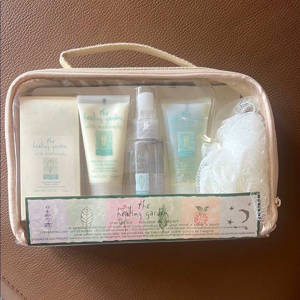 Vintage 90s The Healing Garden White Teatherapy Starter Kit